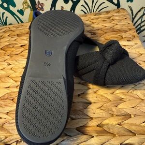 Rothy's Black Flats with Knot Detail